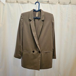 Mural Oversized light blue blazer